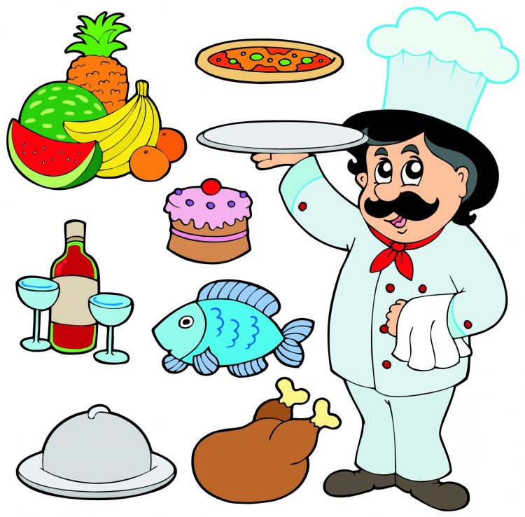 free vector Cartoon characters chef 05 vector